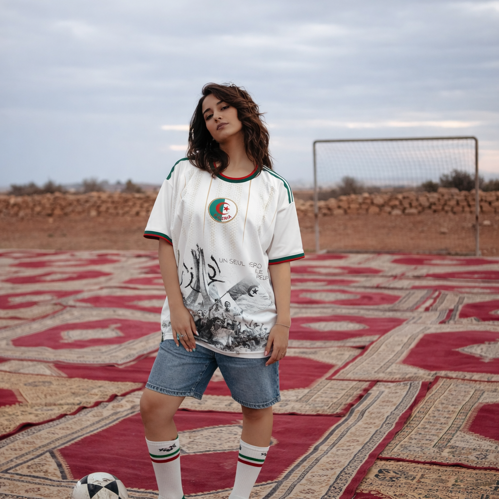 Maillot Concept Algérie – “Un Seul Héro : Le Peuple”